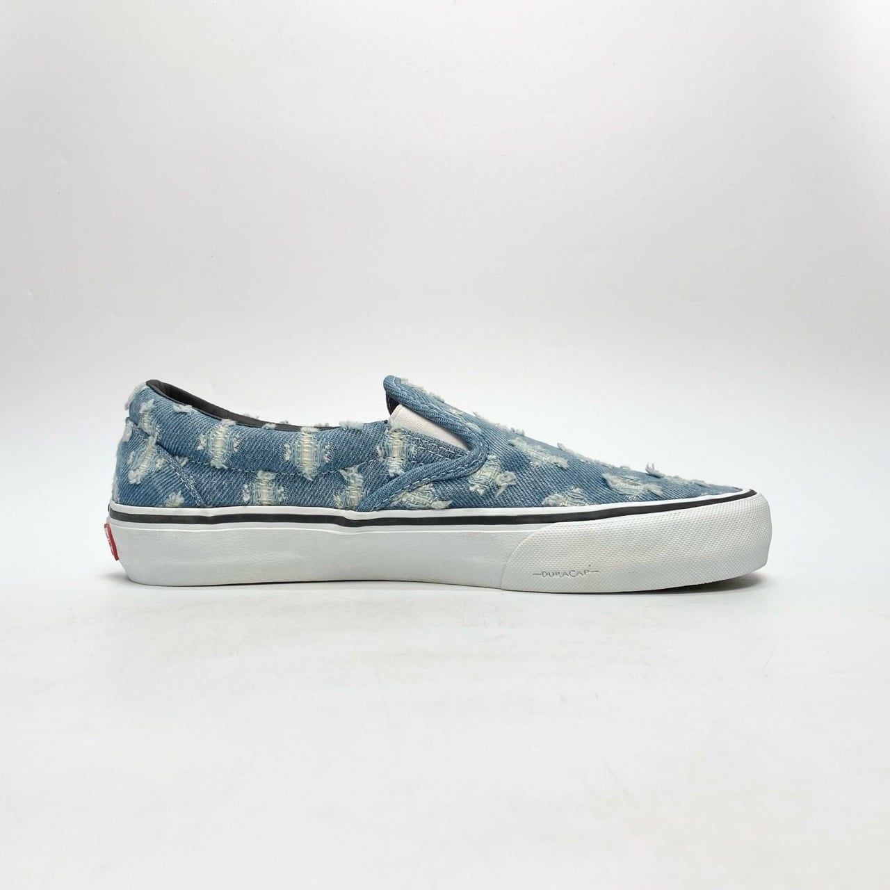  VANS SUPREME X SLIP-ON BLUE HOLE PUNCH DENIM VN0A38DD2DD 