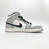  NIKE AIR JORDAN 1 MID SMOKE GREY 554724-092 