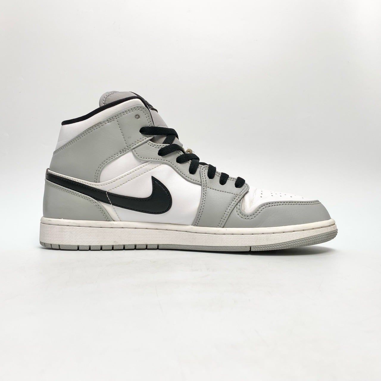  NIKE AIR JORDAN 1 MID SMOKE GREY 554724-092 