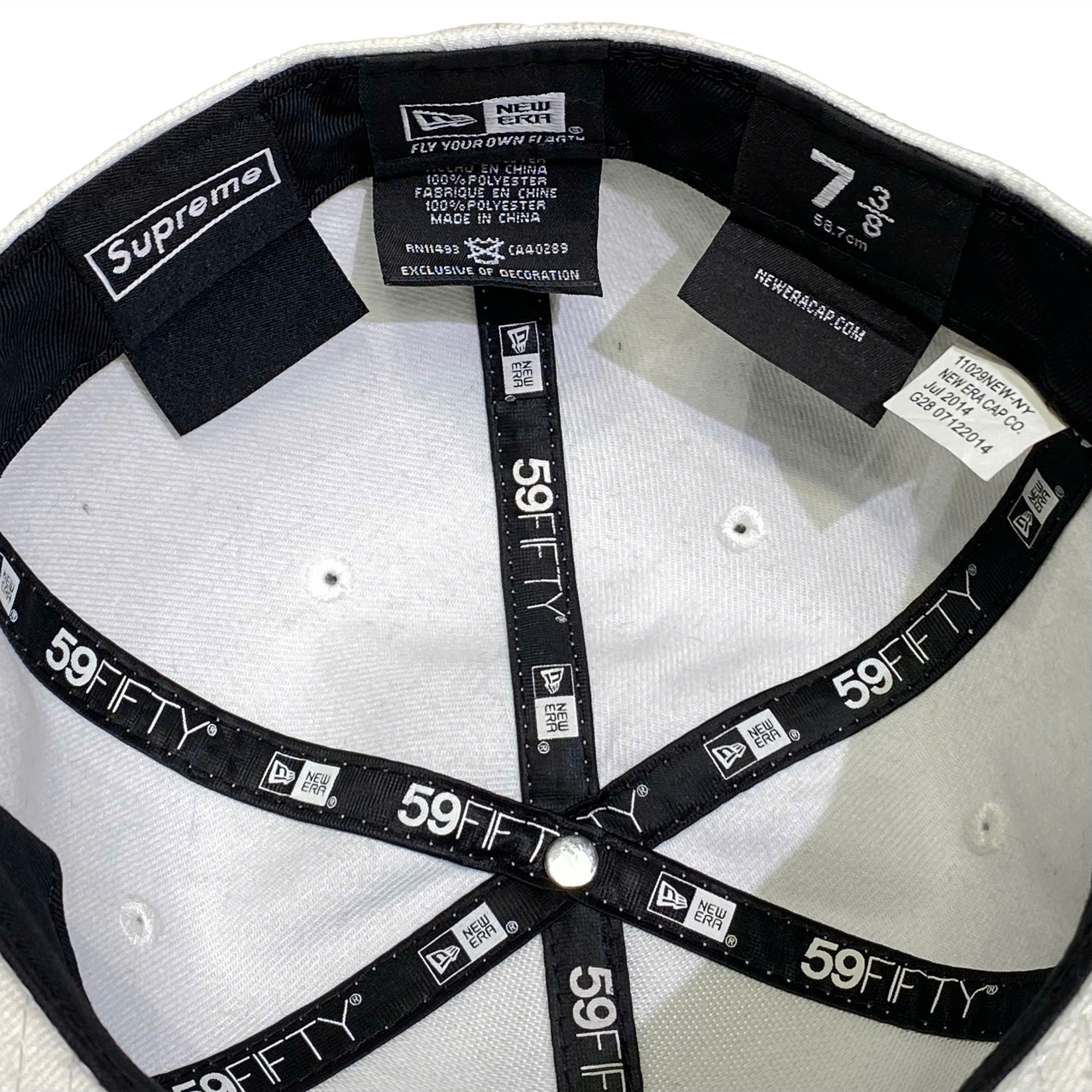 SUPREME X NEW ERA CAP CO. JUL 2014 