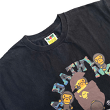  BAPE MULTI CAMO COLLEGE MILO TEE 002TEJ301004M 