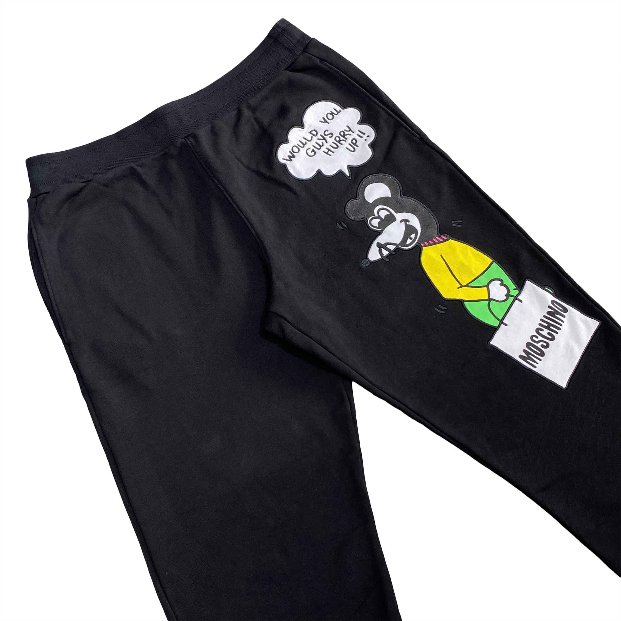  MOSCHINO BLACK PAINTS A03550228 