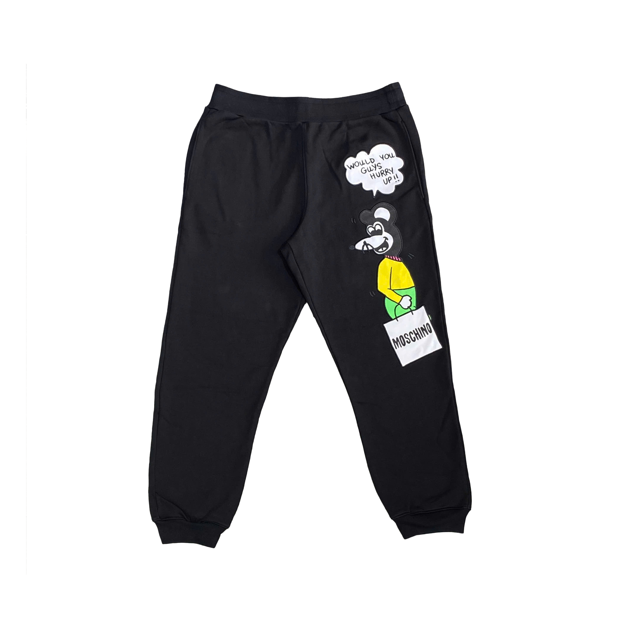  MOSCHINO BLACK PAINTS A03550228 