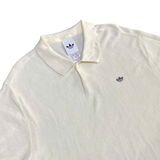  ADIDAS ORIGINAL POLO SHIRT CREAM WHITE - JV7596 