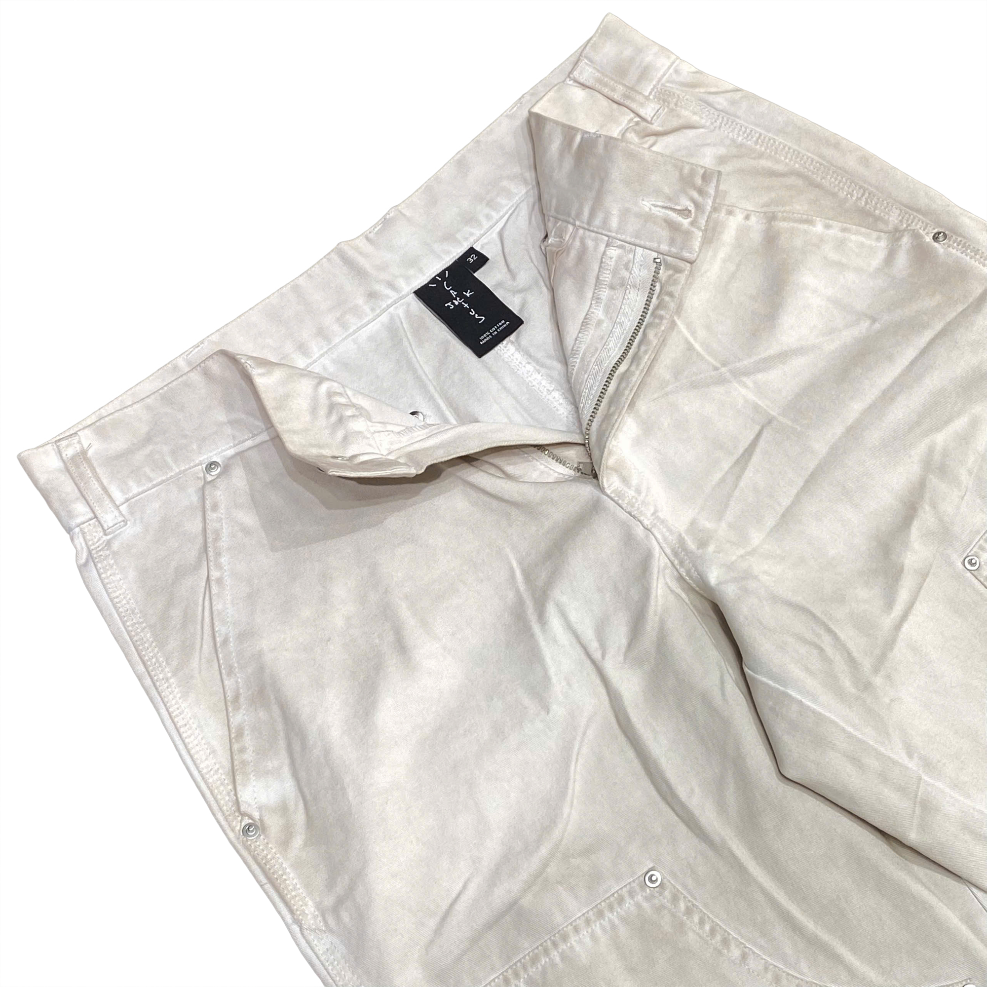  TRAVIS SCOTT CACTUS JACK FOR FRAGMENT PAINTERS IMAGINATION PANT WHITE 