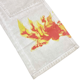  TRAVIS SCOTT CACTUS JACK FOR FRAGMENT PAINTERS IMAGINATION PANT WHITE 