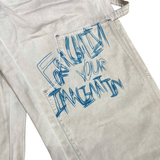  TRAVIS SCOTT CACTUS JACK FOR FRAGMENT PAINTERS IMAGINATION PANT WHITE 