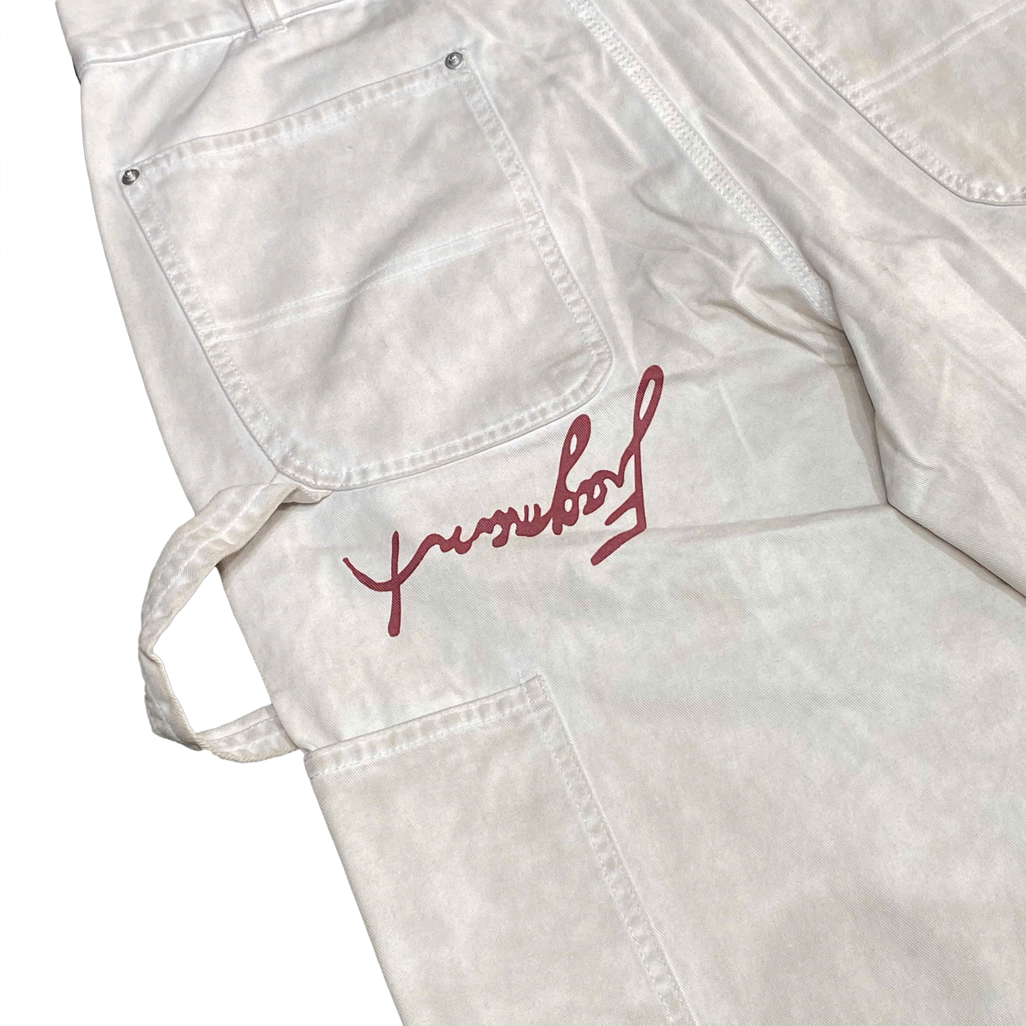  TRAVIS SCOTT CACTUS JACK FOR FRAGMENT PAINTERS IMAGINATION PANT WHITE 