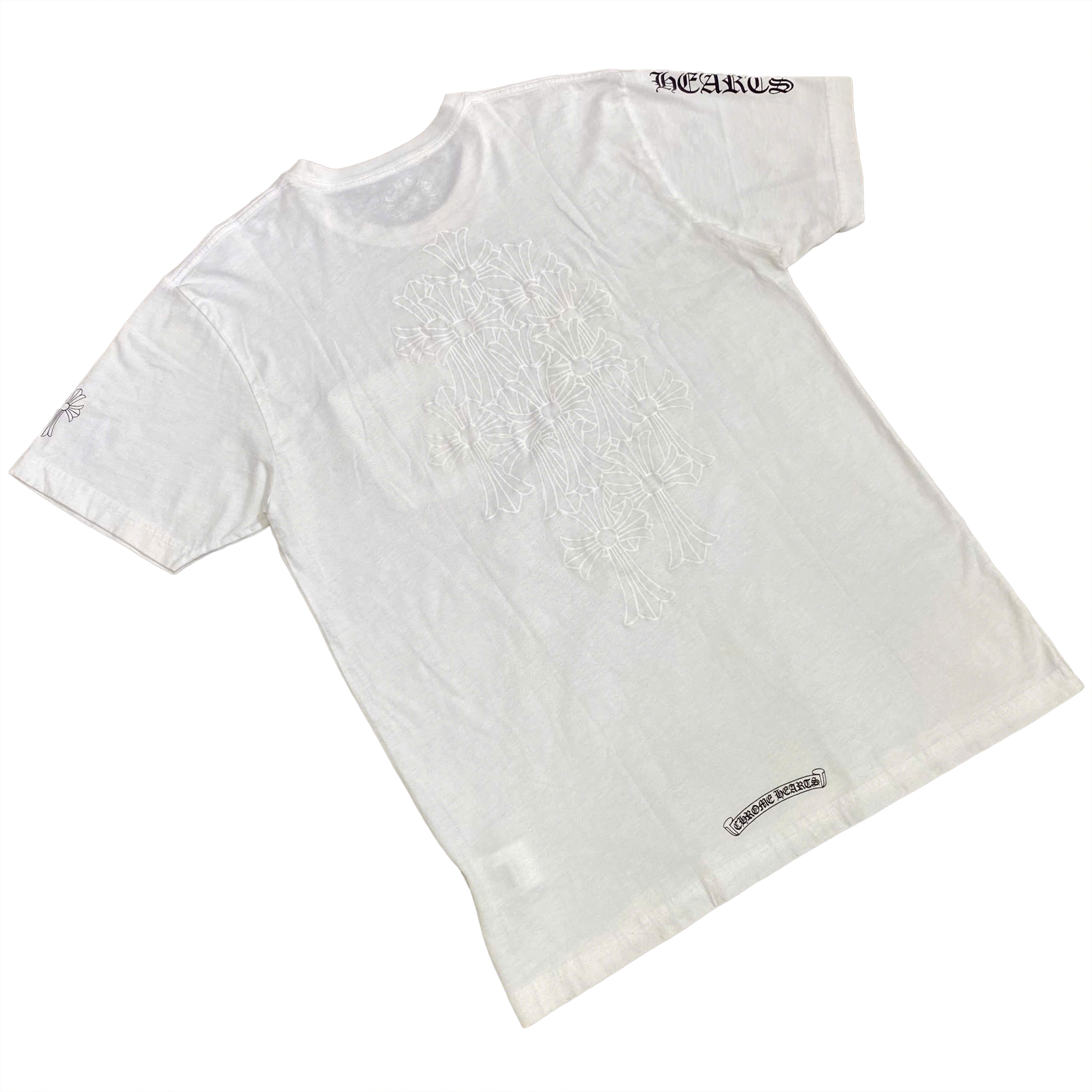  CHROME HEARTS POCKET LOGO WHITE T-SHIRT 