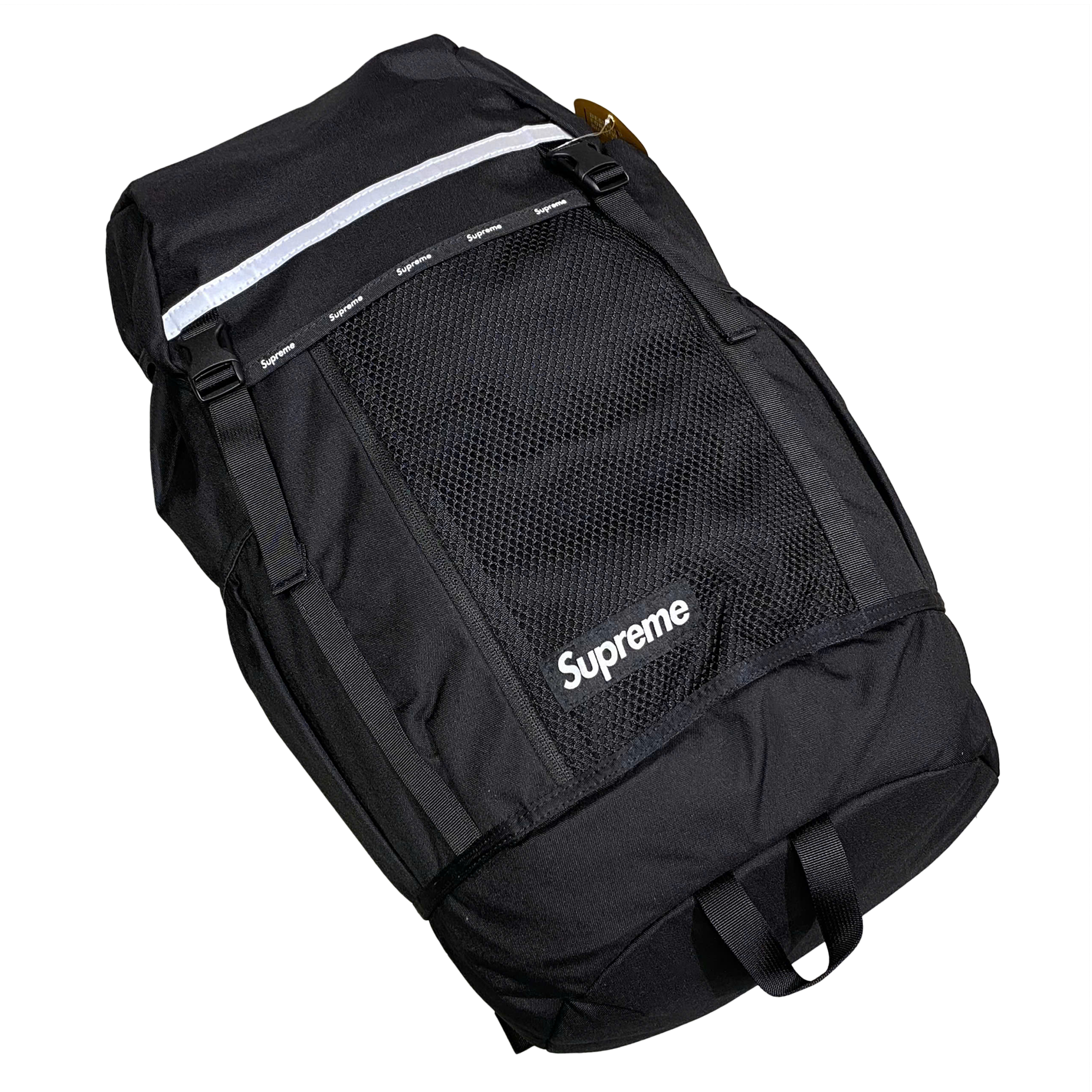  SUPREME LOGO BACKPACK BLACK FW24 