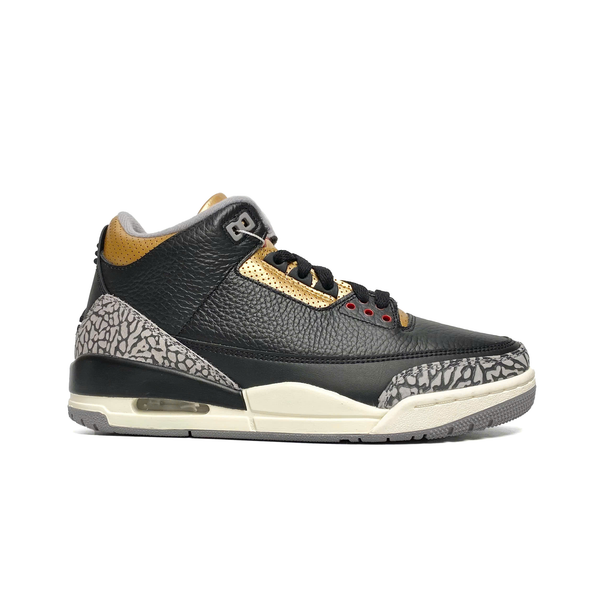  NIKE AIR JORDAN 3 RETRO BLACK CEMENT GOLD CK9246-067 