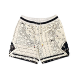  AIR JORDAN X TRAVIS SCOTT PAISLEY SHORT LIGHT BROWN 