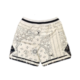  AIR JORDAN X TRAVIS SCOTT PAISLEY SHORT LIGHT BROWN 