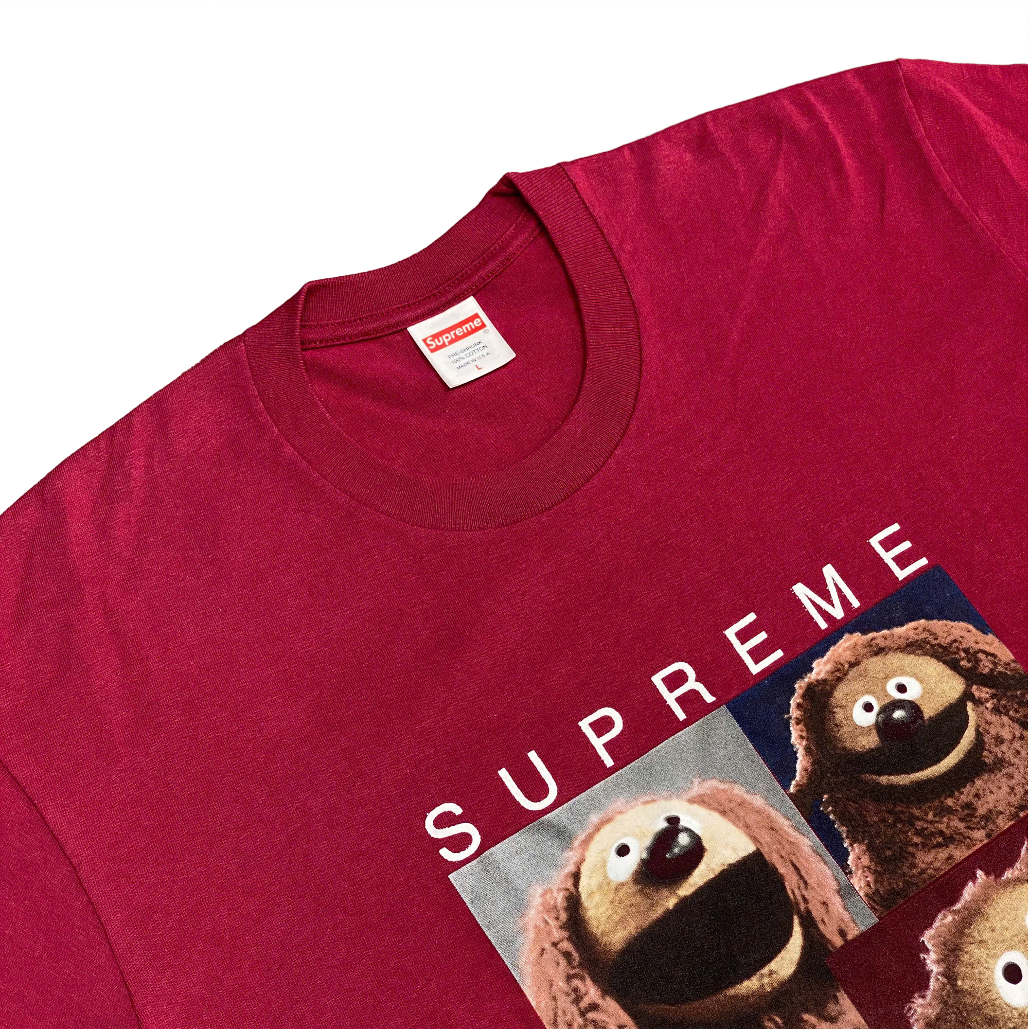  SUPREME ROWLF TEE CARDINAL 