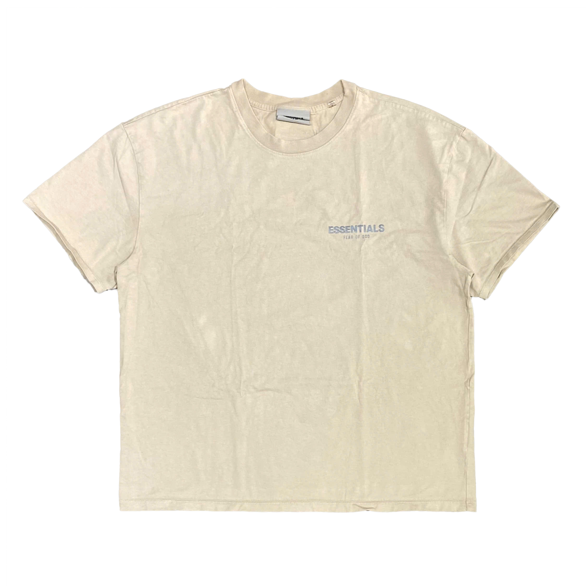  FEAR OF GOD ESSENTIALS LOGO TEE TAN 