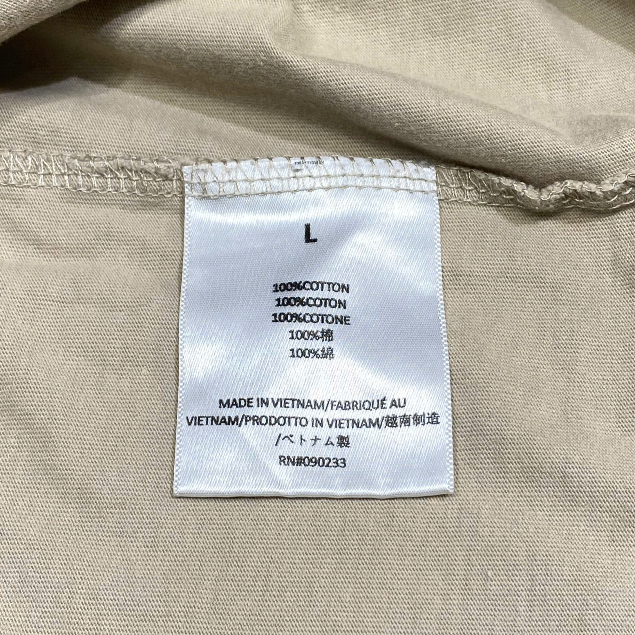  FEAR OF GOD ESSENTIALS LOGO TEE TAN 