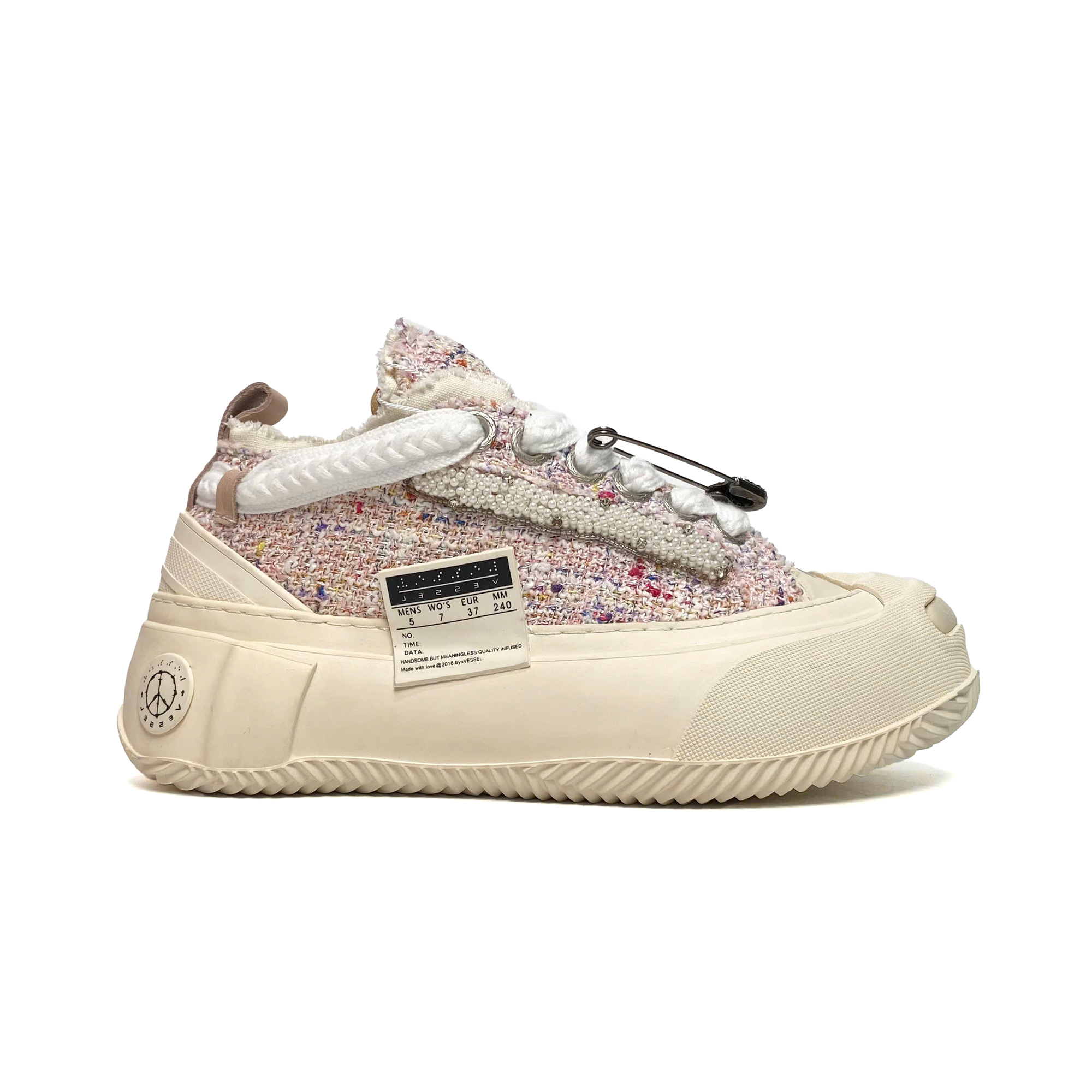  XVESSEL G.O.P. 2.0 MARSHMALLOW WHITE TWEED S22X45W 