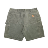  VINTAGE CARHARTT B25 MOS WORK SHORTS MOSS 