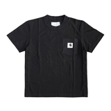  SACAI X CARHARTT WIP PATCH POCKET COTTON T-SHIRT 