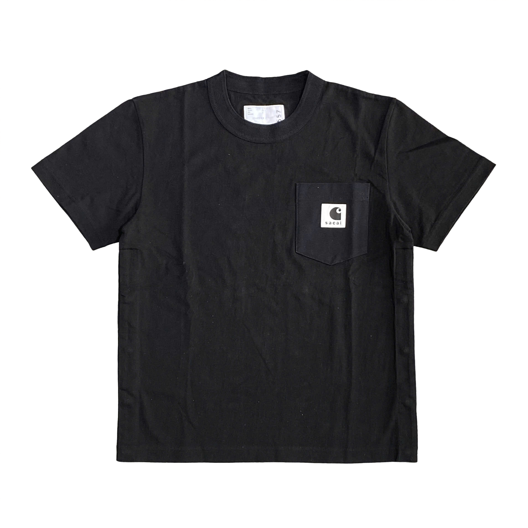  SACAI X CARHARTT WIP PATCH POCKET COTTON T-SHIRT 
