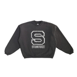  STUSSY STATE CREWNECK BLACK 