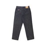  STUSSY DOUBLE DYE BIG 'OL JEANS BLACK 