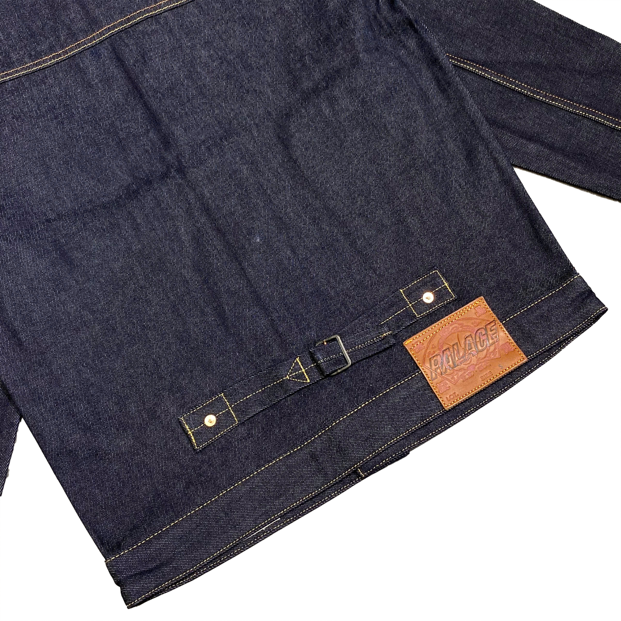  PALACE X EVISU DICE DENIM JACKET 