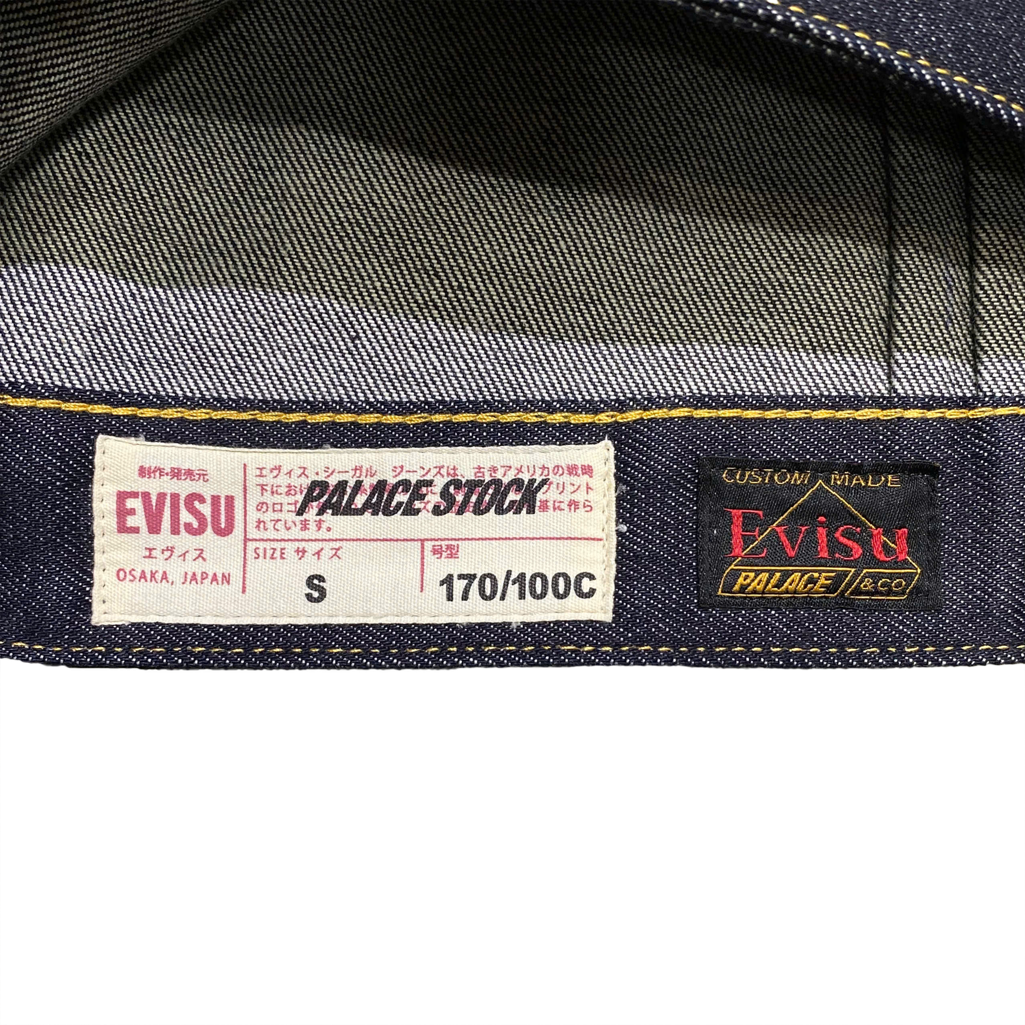  PALACE X EVISU DICE DENIM JACKET 