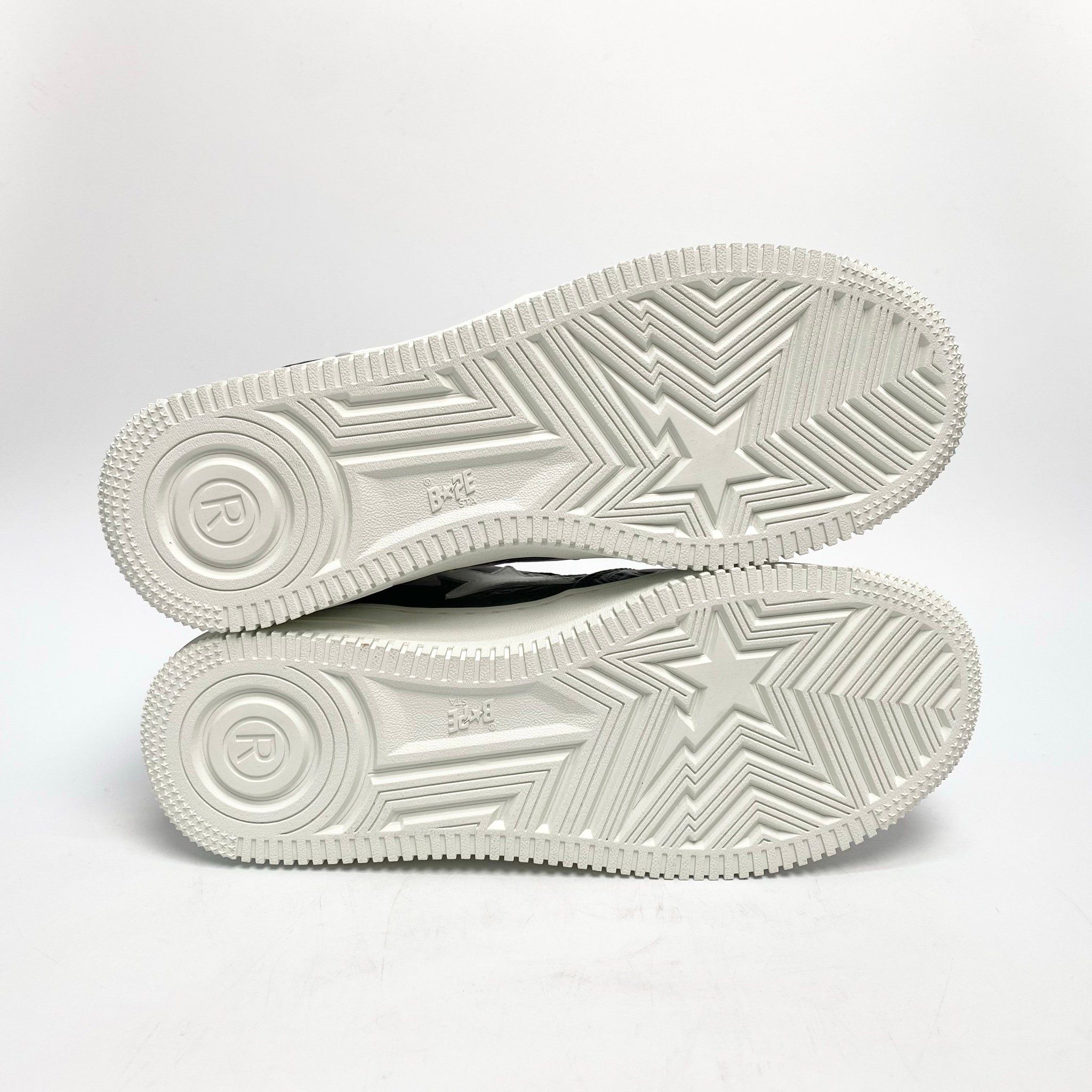  A BATHING APE BAPE LOW BLACK WHITE OZX SH M191052 L 