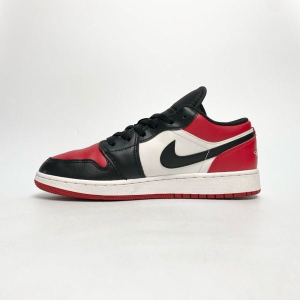  NIKE AIR JORDAN 1 LOW GS BRED TOE 553560-612 
