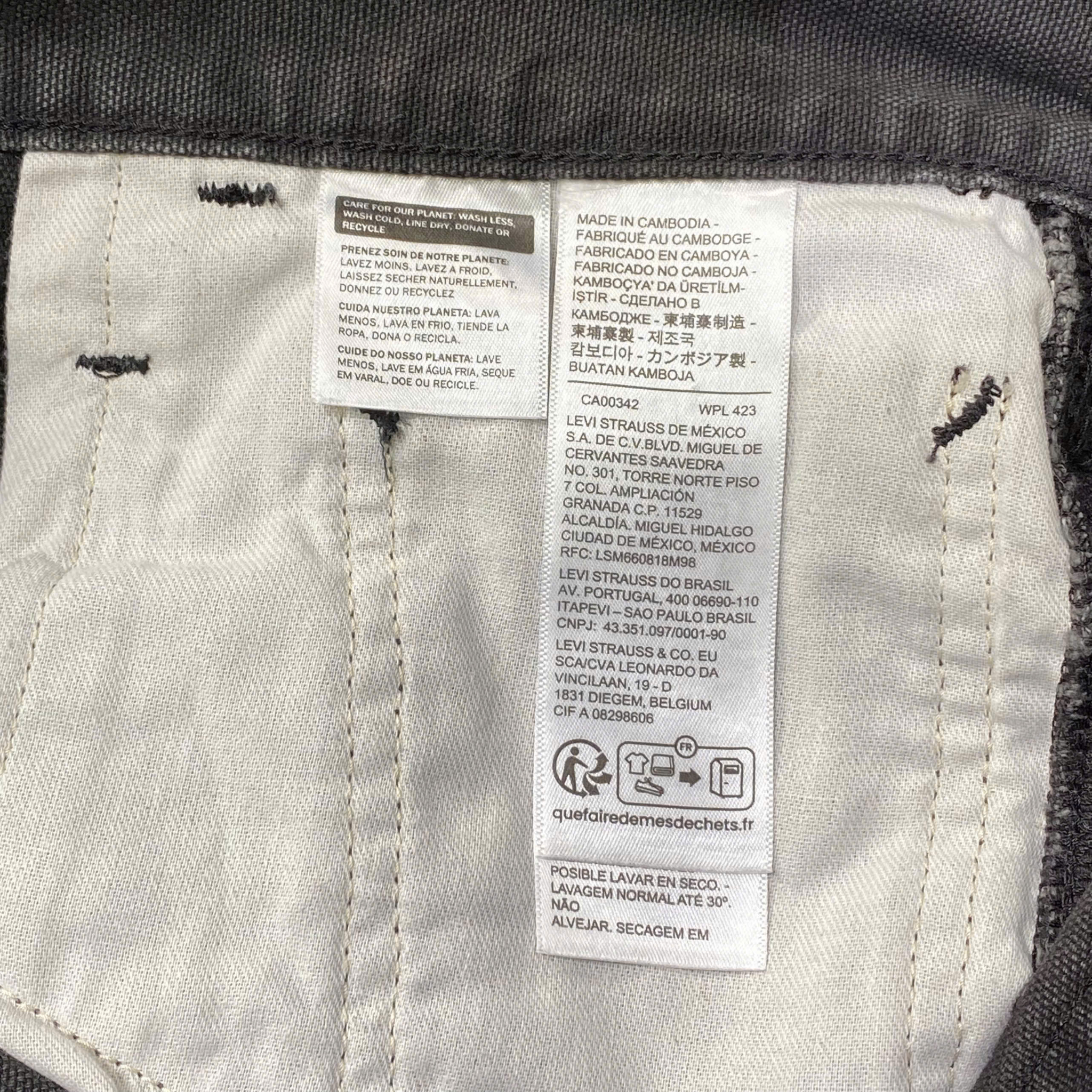 LEVI’S 568 LOOSE STRAIGHT DOUBLE-KNEE CARPENTER PANTS 
