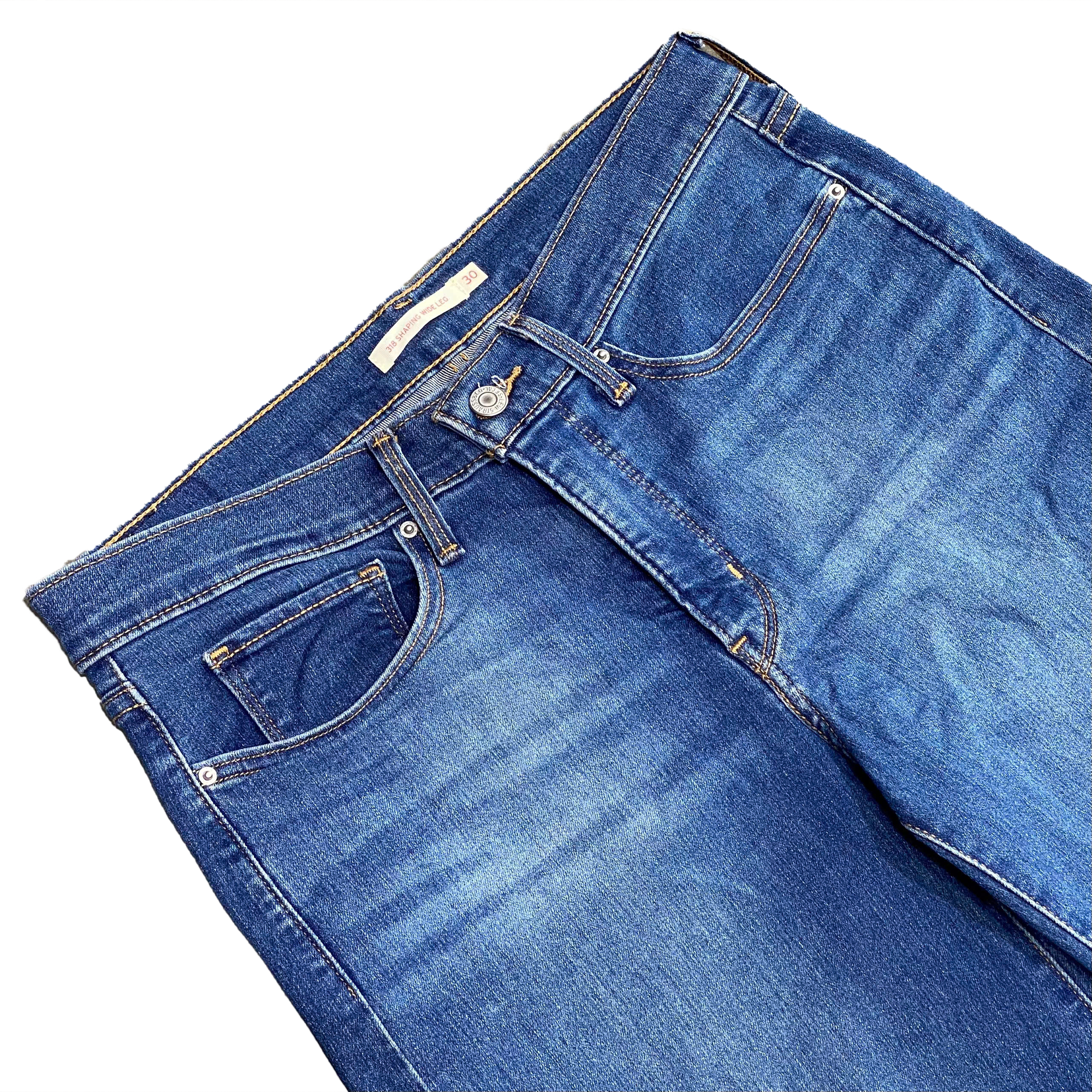  LEVI’S DENIM 318 SHAPING WIDE LEG PO-2100100427 