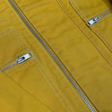  SUPREME NIKE DOUBLE ZIP QUILTED WORK JACKET MUSTARD 