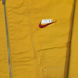  SUPREME NIKE DOUBLE ZIP QUILTED WORK JACKET MUSTARD 