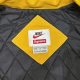  SUPREME NIKE DOUBLE ZIP QUILTED WORK JACKET MUSTARD 