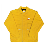  SUPREME NIKE DOUBLE ZIP QUILTED WORK JACKET MUSTARD 