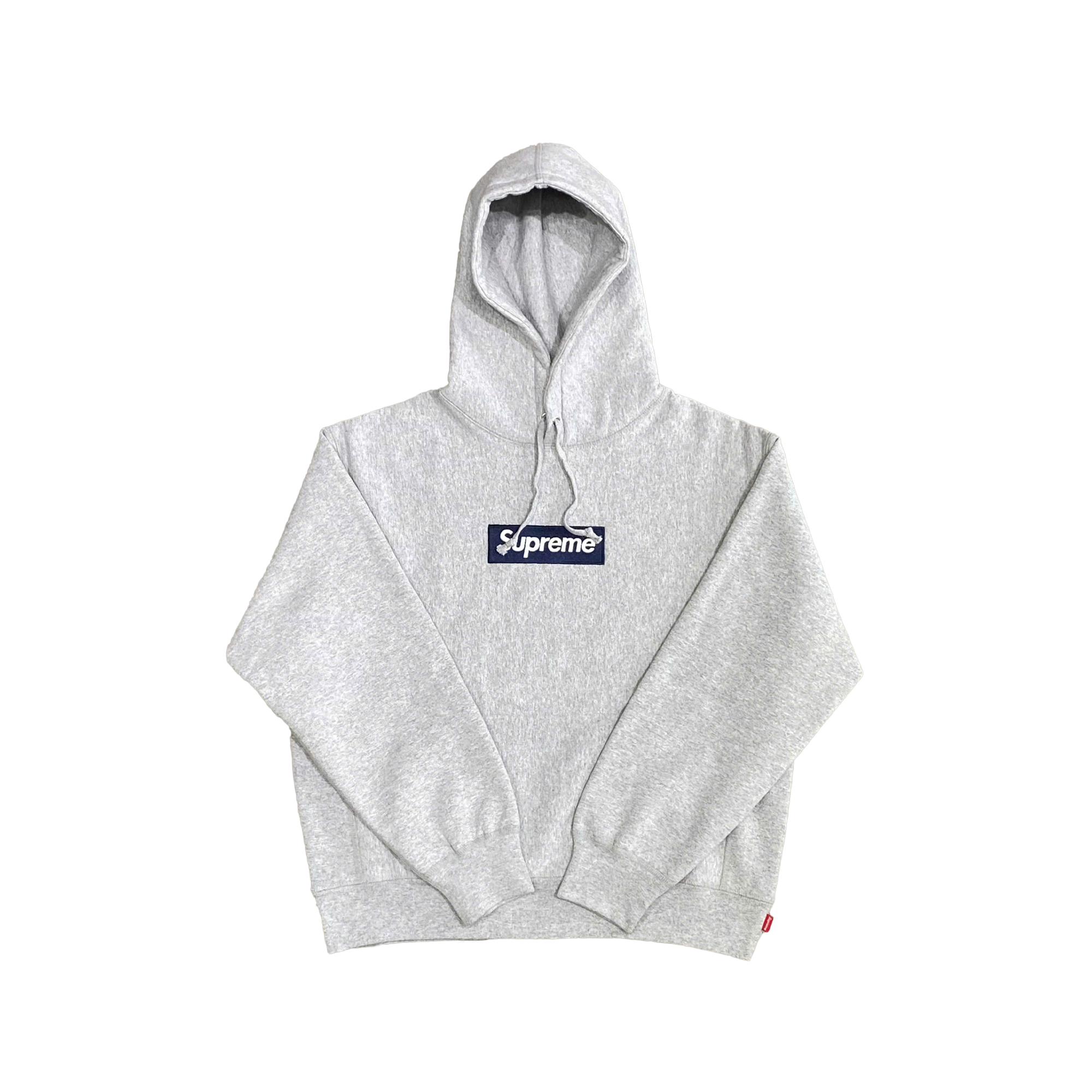  SUPREME BOX LOGO HOODED SWEATSHIRT HEATHER GREY 
