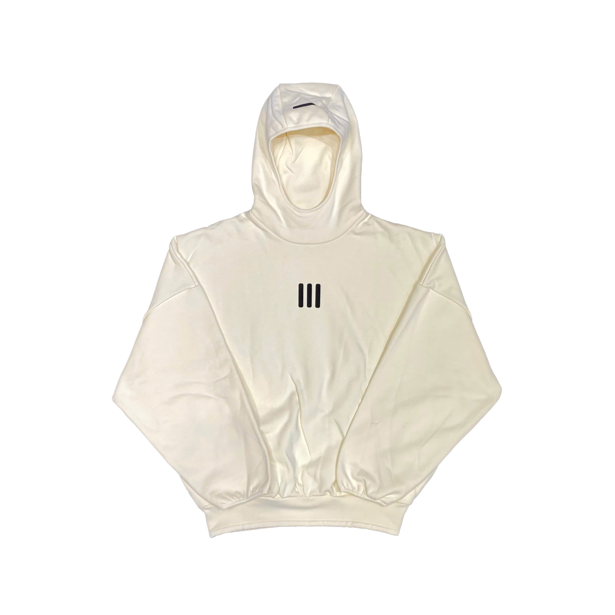  FEAR OF GOD ATHLETICS X ADIDAS HEAVY FLEECE HOODIE CREAM WHITE 
