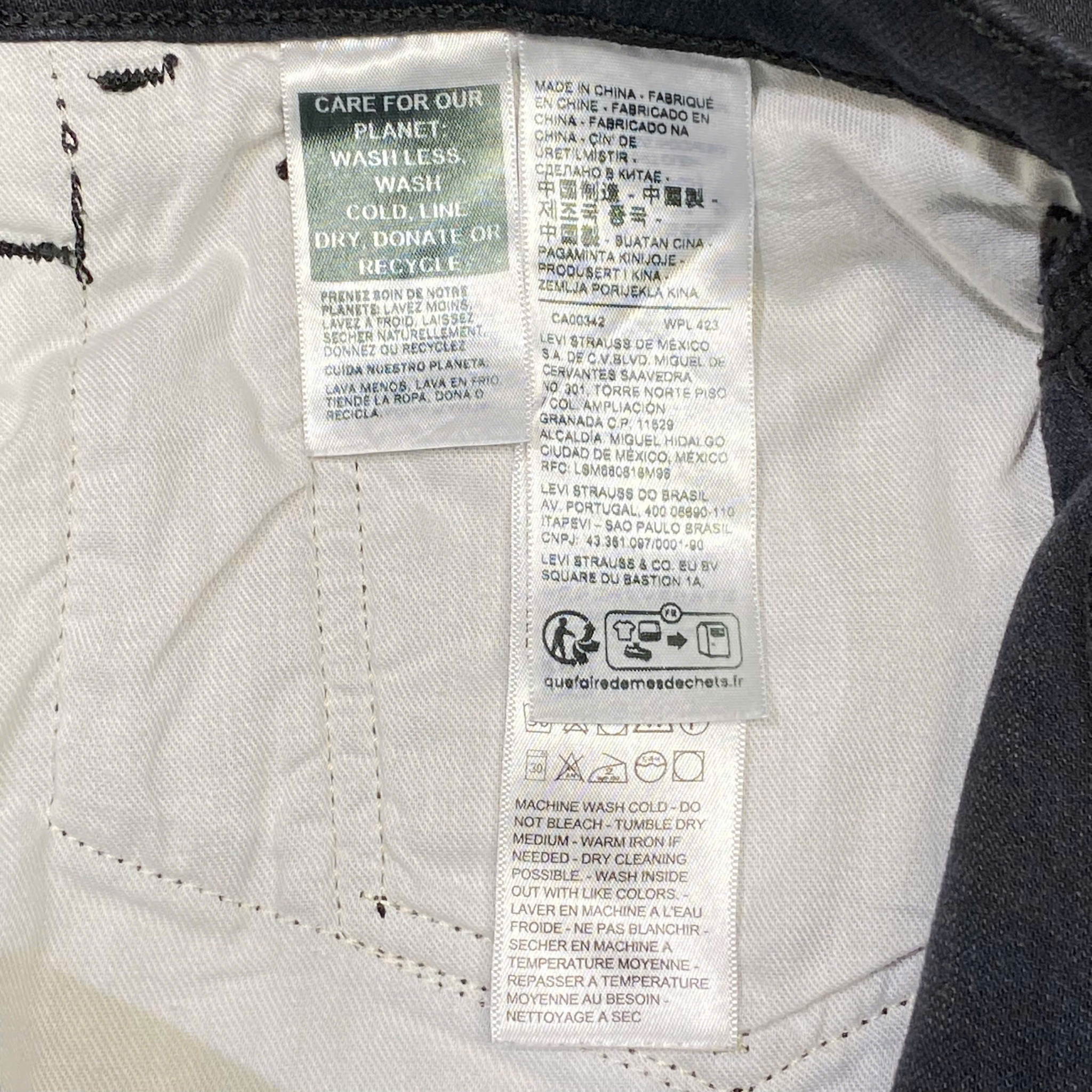  LEVI’S DOUBLE KNEE PANTS BLACK 