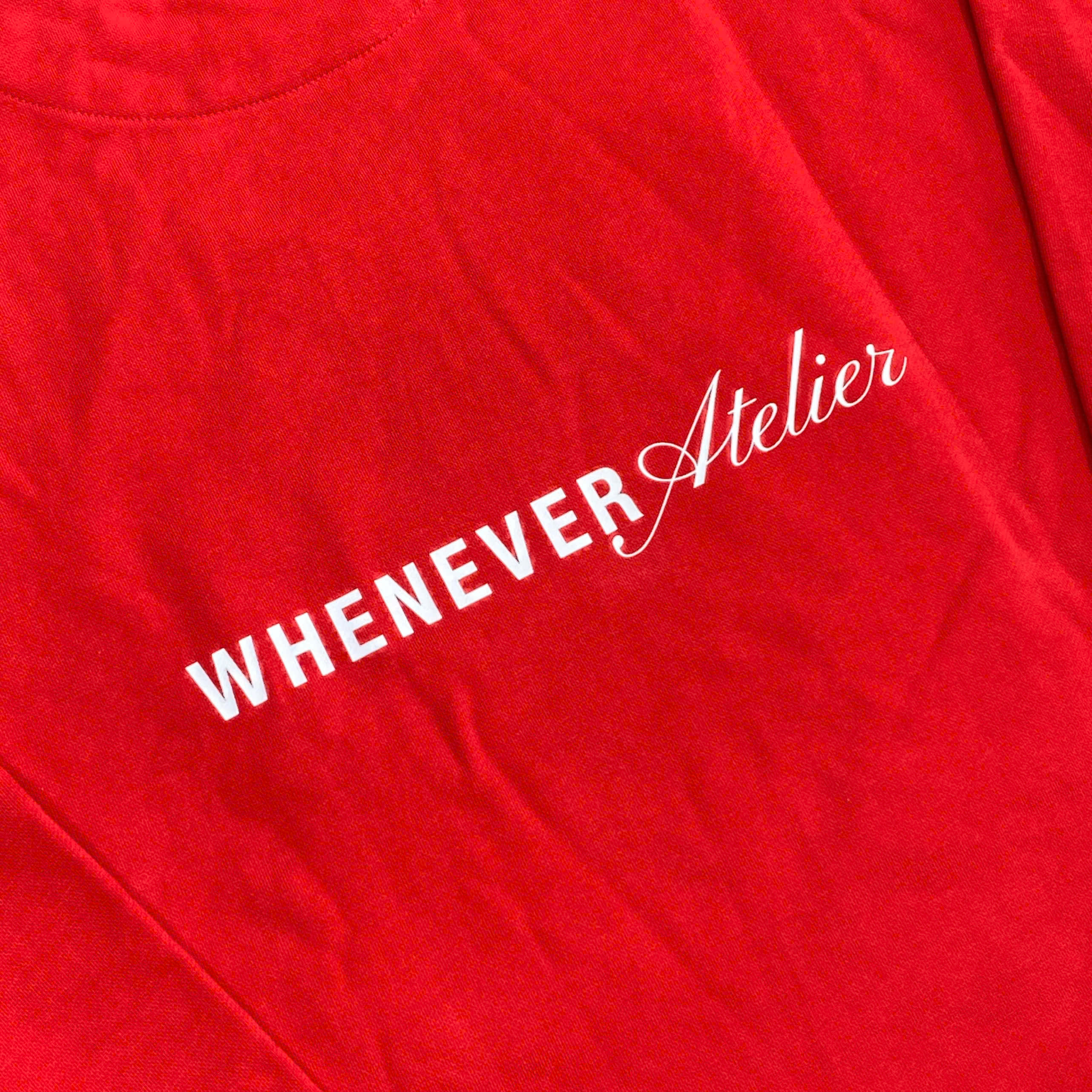  WHENEVER BEAR LONG SLEEVES T-SHIRT RED 