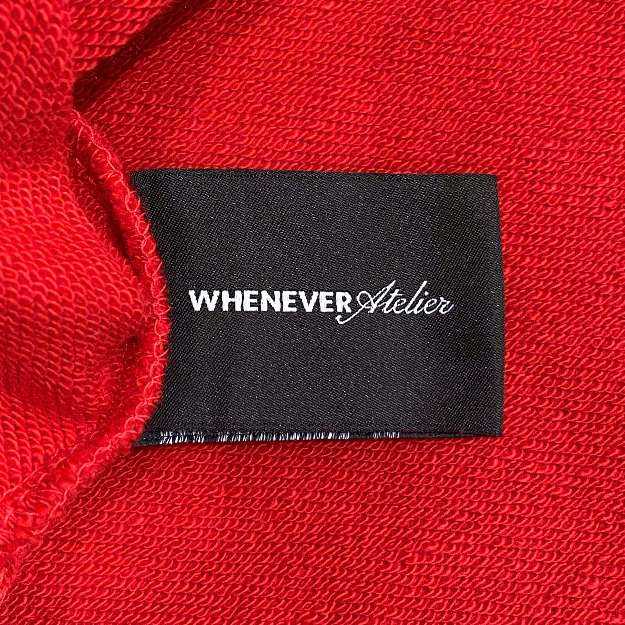  WHENEVER BEAR LONG SLEEVES T-SHIRT RED 