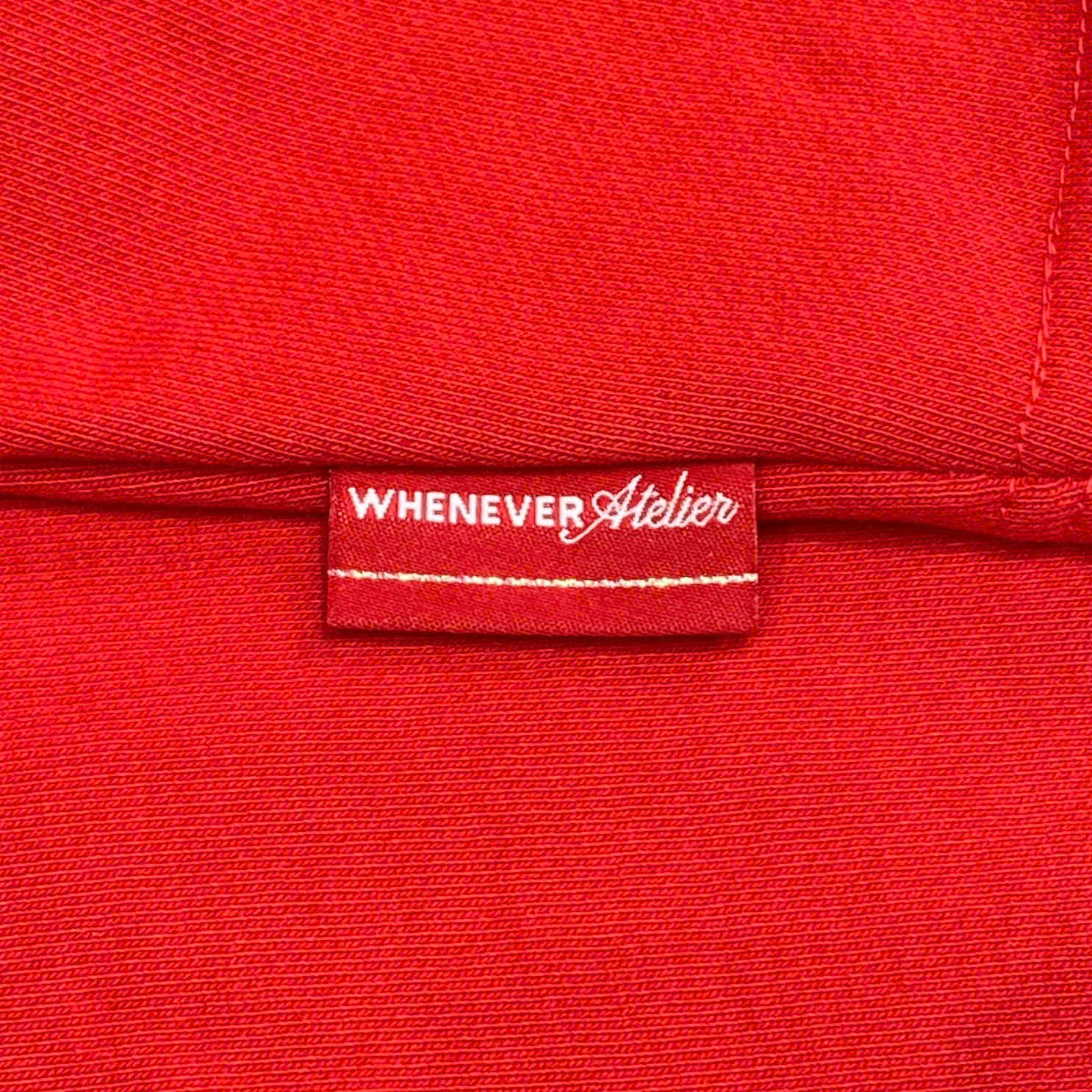  WHENEVER BEAR LONG SLEEVES T-SHIRT RED 
