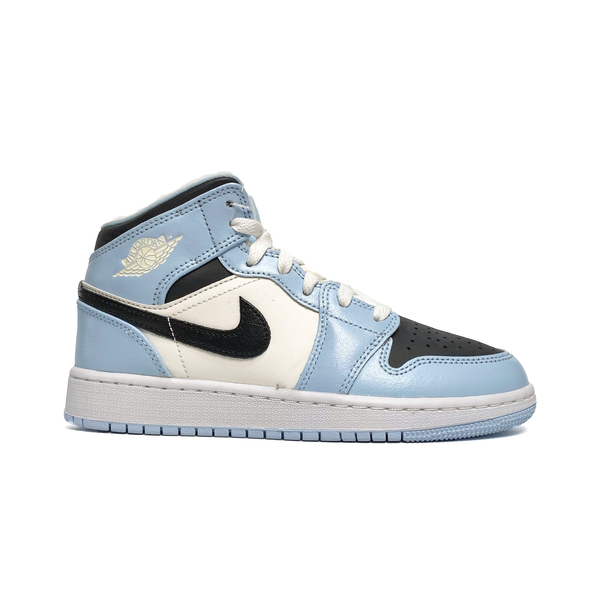  NIKE AIR JORDAN 1 MID GS ICE BLUE 555112-401 