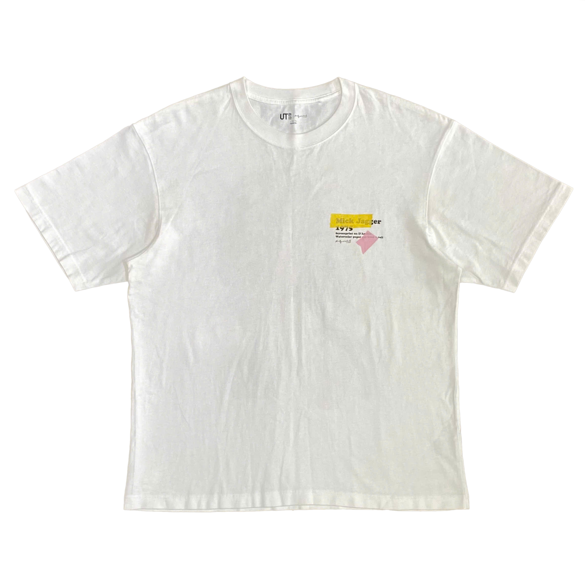  MICK JAGGER 1975 UNIQLO ANDY WARHOL’S COLLAGE T SHIRT 