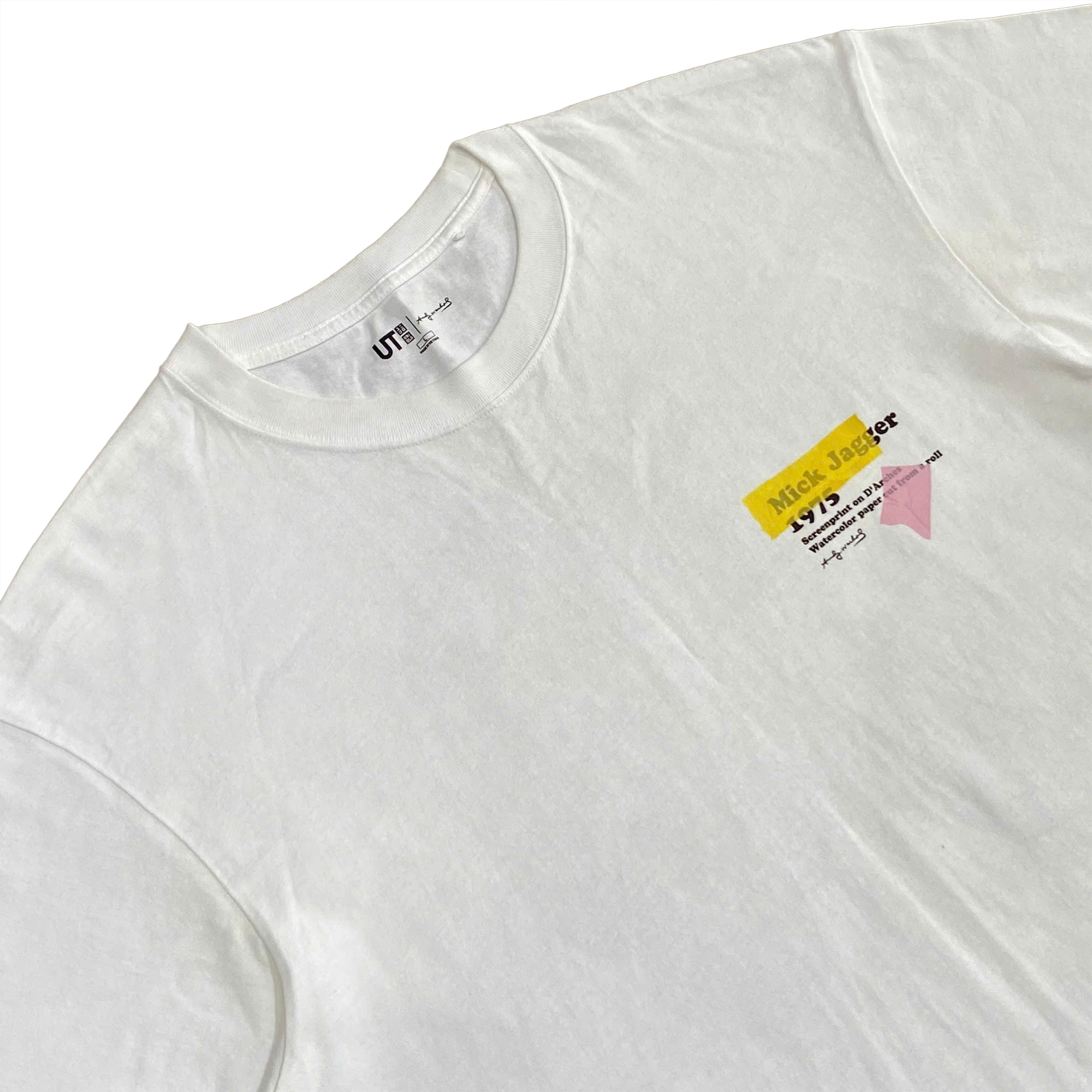  MICK JAGGER 1975 UNIQLO ANDY WARHOL’S COLLAGE T SHIRT 