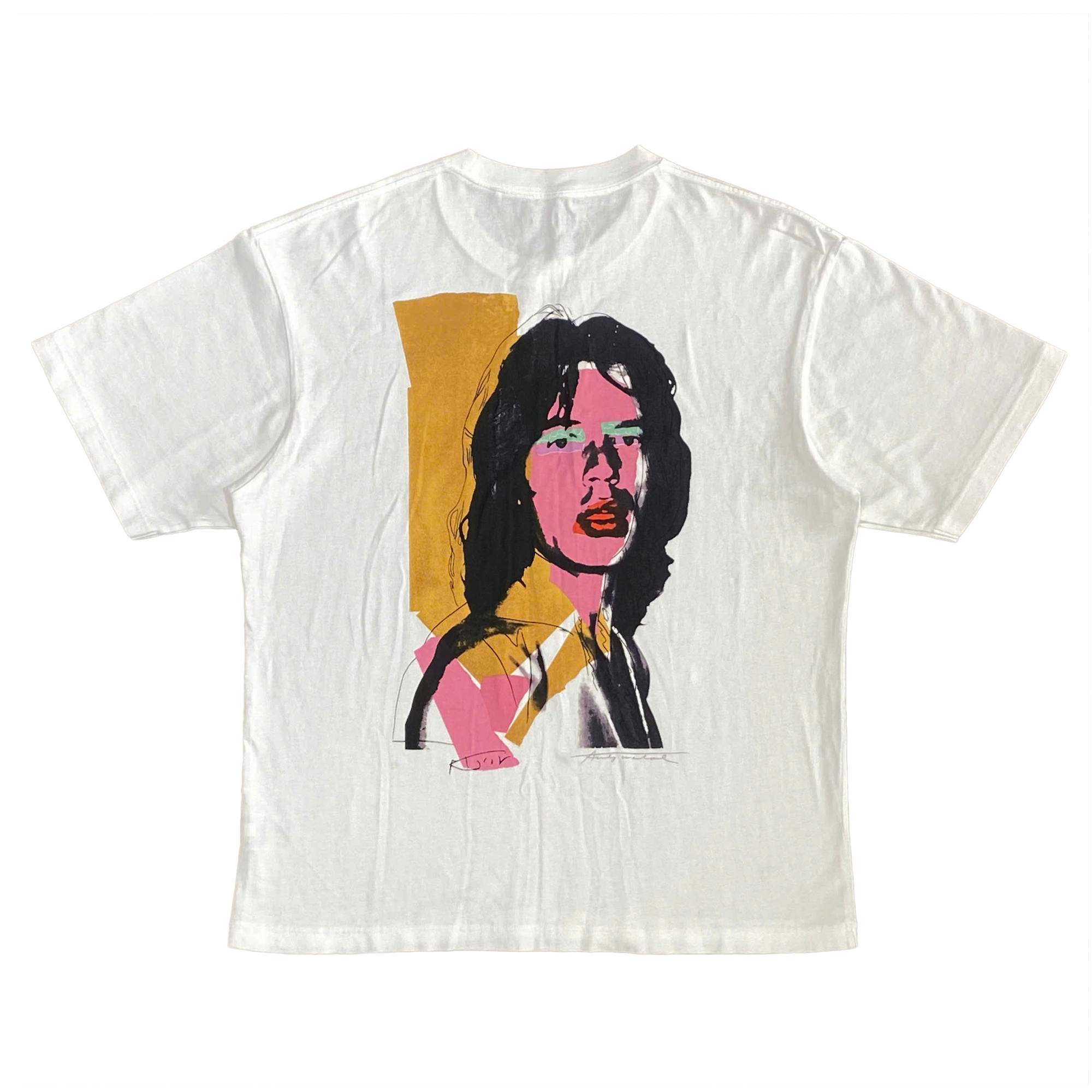  MICK JAGGER 1975 UNIQLO ANDY WARHOL’S COLLAGE T SHIRT 