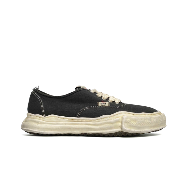  MIHARA YASUHIRO BAKER OG SOLE VINTAGE CANVAS LOW BLACK 