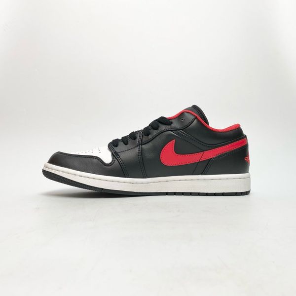  NIKE AIR JORDAN 1 LOW WHITE TOE 553558-063 