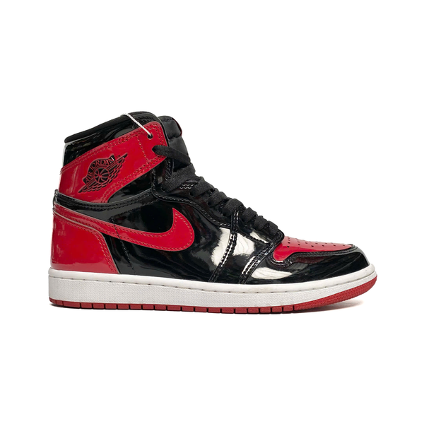  NIKE AIR JORDAN 1 RETRO HIGH OG PATENT BRED 555088-063 
