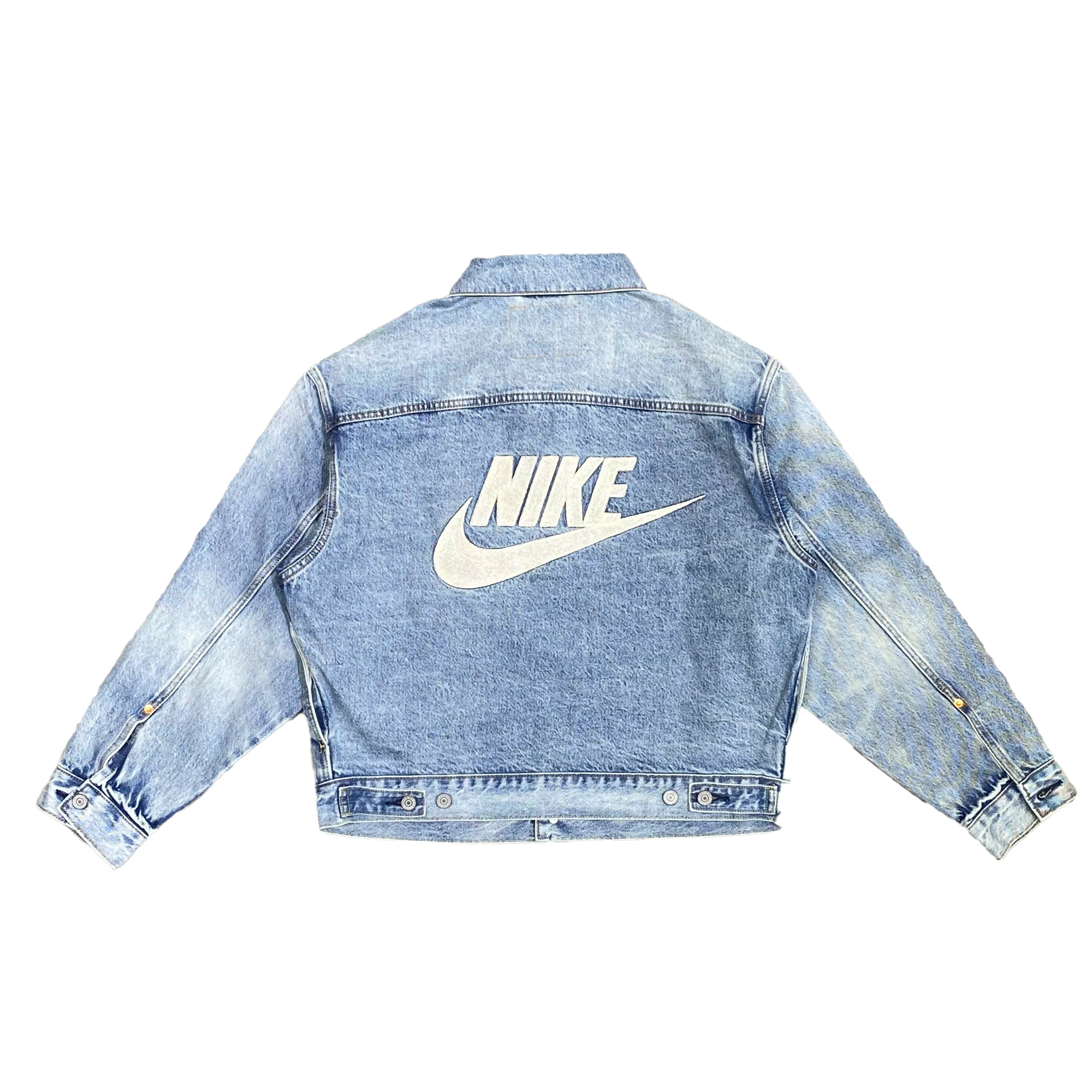  LEVI'S X NIKE VINTAGE TYPE II TRUCKER JACKET LIGHT BLUE 